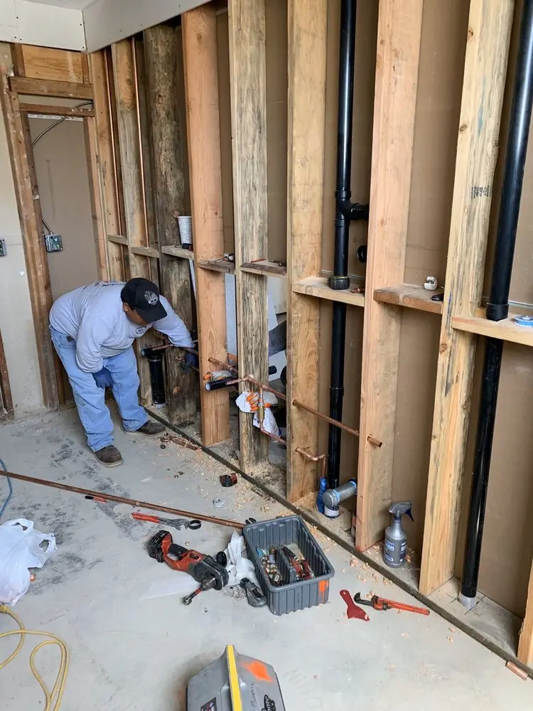Commercial rough-in plumbing for Water Heater Replacement in Reedsburg
